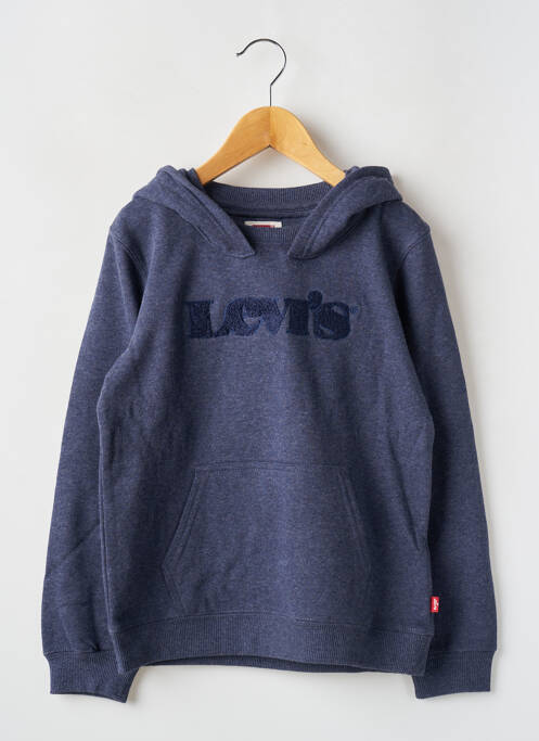Sweat-shirt à capuche bleu LEVIS pour garçon