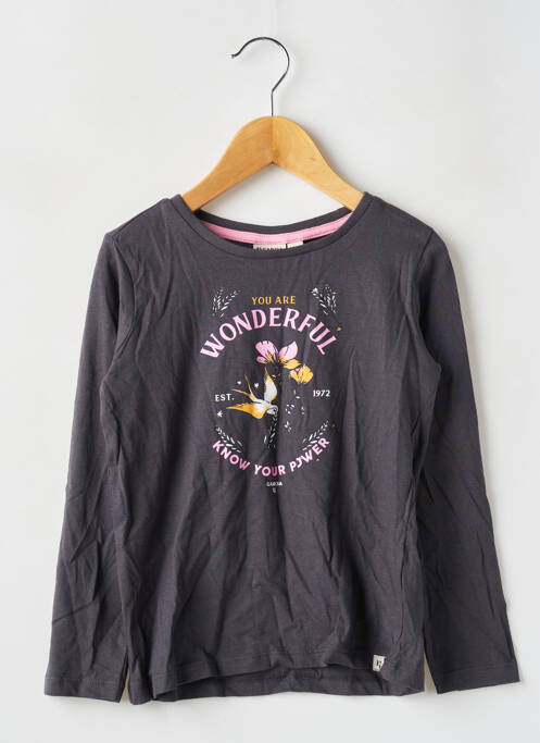 T-shirt gris GARCIA pour fille
