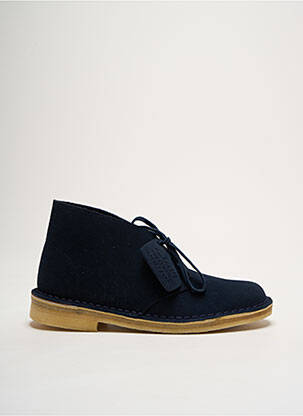Bottines/boots talon bas talon bas bleu CLARKS garçon