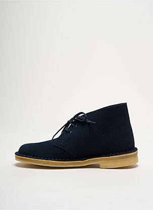 Bottines/boots talon bas talon bas bleu CLARKS garçon