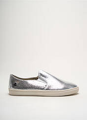 Slip ons argent LE TEMPS DES CERISES pour femme seconde vue