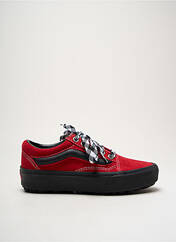 Baskets rouge VANS pour unisexe seconde vue