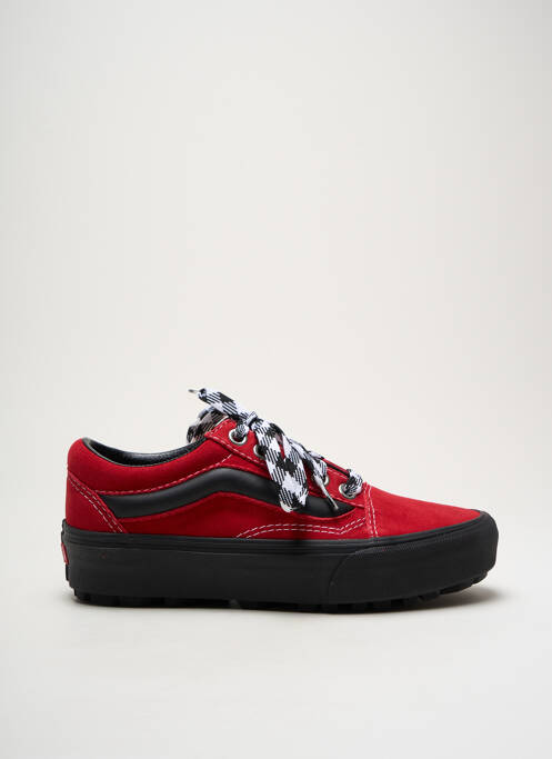 Baskets rouge VANS pour unisexe