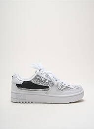 Baskets matière lisse talon plat jusqu'à 3cm blanc FILA femme
