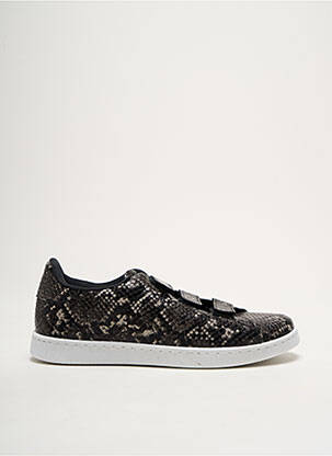 Baskets bout rond talon plat jusqu'à 3cm gris VICTORIA femme