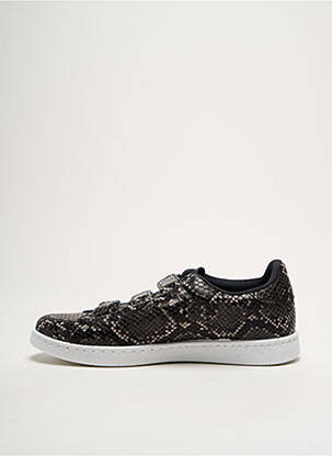 Baskets bout rond talon plat jusqu'à 3cm gris VICTORIA femme