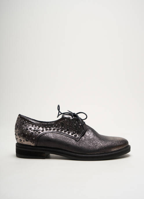 Derbies argent VIC pour femme