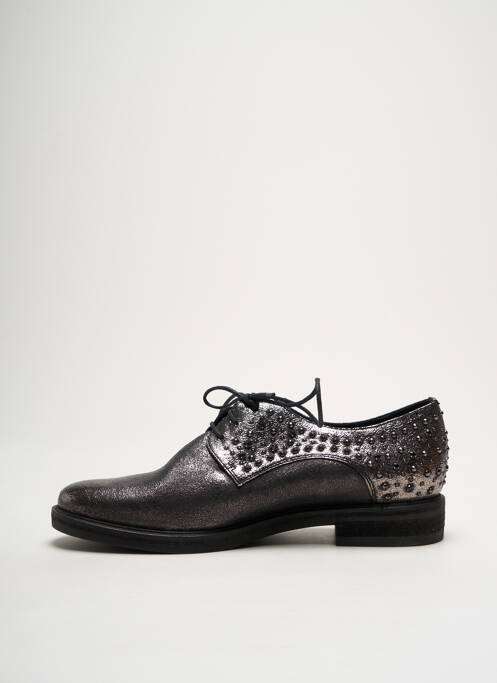 Derbies argent VIC pour femme