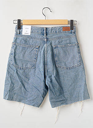 Short tissage denim taille haute bleu SUBDUED femme