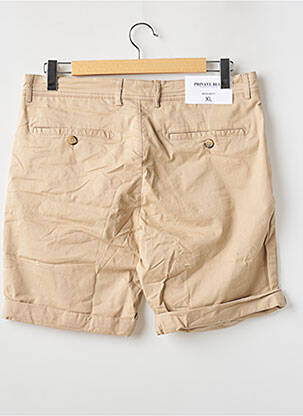 Bermuda coupe chino taille normale beige PRIVATE BLUE femme