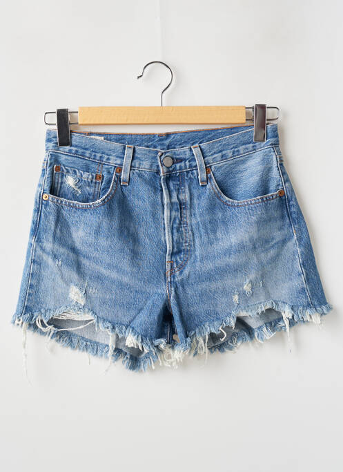 Short bleu LEVIS pour femme