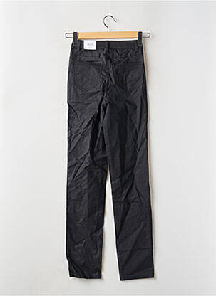 Pantalon droit stretch taille haute noir VILA femme