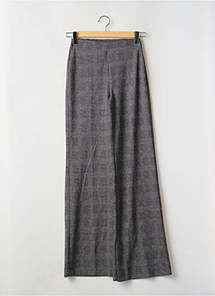 Pantalon large taille haute taille haute gris MANGO femme