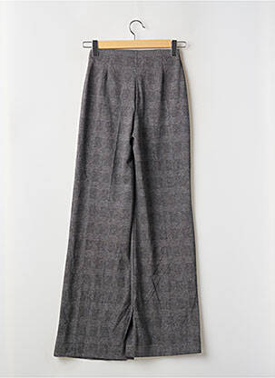 Pantalon large taille haute taille haute gris MANGO femme