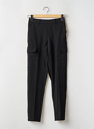 Pantalon cargo slim taille normale noir VERO MODA femme