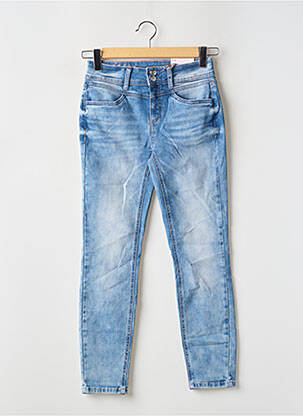 Jeans coupe slim stretch taille haute bleu STREET ONE femme