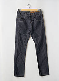 Jeans coupe droite fermeture zippée sous rabat boutonné taille normale bleu SHINE ORIGINAL homme