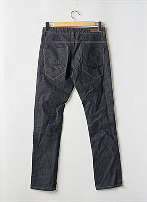 Jeans coupe droite fermeture zippée sous rabat boutonné taille normale bleu SHINE ORIGINAL homme