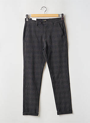 Pantalon slim stretch taille normale gris JACK & JONES homme
