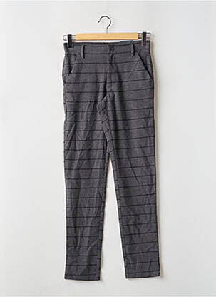 Pantalon slim stretch taille normale gris BRUCE & BUTLER  homme