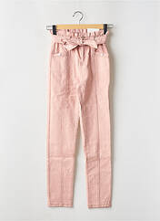Jeans coupe slim rose MORGAN pour femme seconde vue