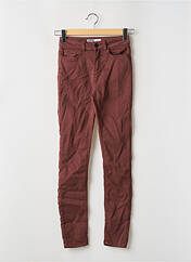 Pantalon slim marron JDY pour femme seconde vue
