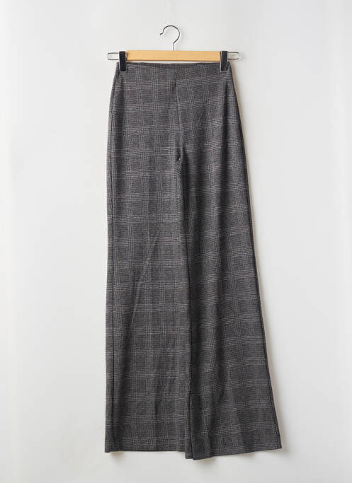 Pantalon large taille haute taille haute gris MANGO femme