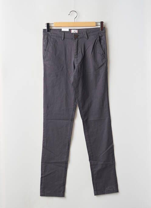 Pantalon chino stretch taille normale gris JACK & JONES homme