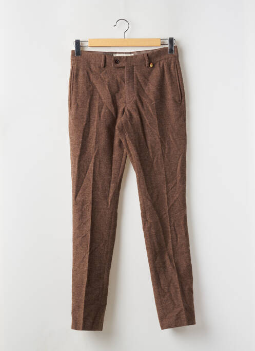Pantalon slim marron L'IMPECCABLE MARCEL pour homme