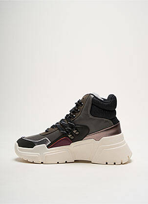 Baskets talon compensé talon de 4 à 6cm gris VICTORIA femme