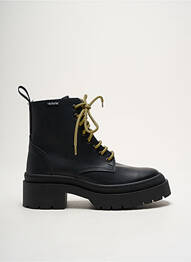 Bottines/boots matière lisse talon de 4 à 6cm noir VICTORIA femme