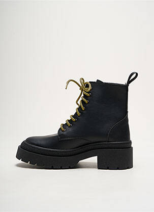 Bottines/boots matière lisse talon de 4 à 6cm noir VICTORIA femme
