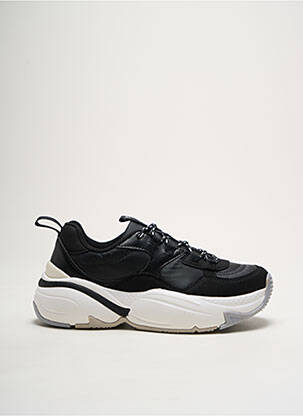 Baskets talon compensé talon de 4 à 6cm noir VICTORIA femme