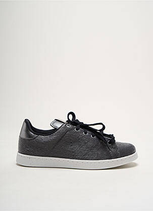 Baskets bout rond talon plat jusqu'à 3cm gris VICTORIA femme