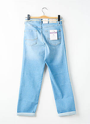 Jeans coupe droite taille haute taille haute bleu PARA MI femme