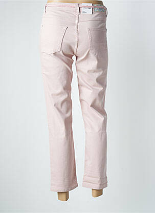 Jeans coupe slim stretch taille haute rose PARA MI femme