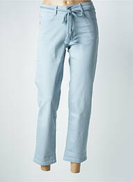 Jeans coupe slim stretch taille haute bleu PARA MI femme
