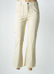 Pantalon flare beige LES P'TITES BOMBES pour femme seconde vue