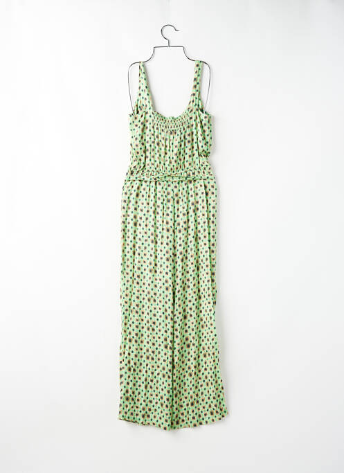 Combi-pantalon vert SEE THE MOON pour femme