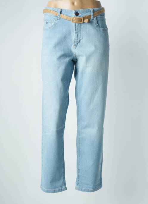 Jeans coupe droite bleu PARA MI pour femme