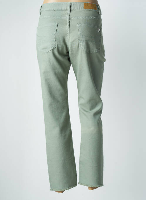Jeans coupe droite vert LES P'TITS OUFS pour femme