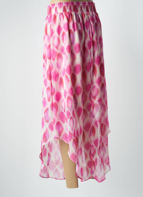 Jupe longue rose LES P'TITES BOMBES pour femme