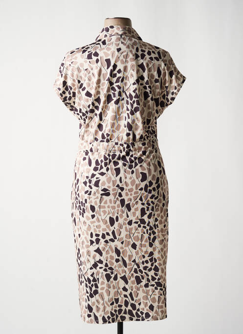 Robe mi-longue beige K-DESIGN femme