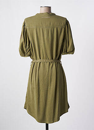 Robe courte manches courtes manches courtes vert LES P'TITES BOMBES femme