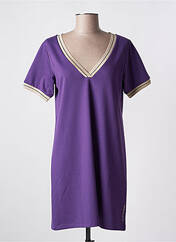 Robe courte violet LES P'TITES BOMBES pour femme seconde vue