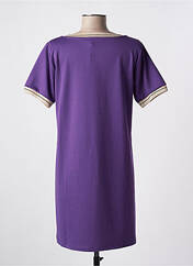 Robe courte violet LES P'TITES BOMBES pour femme seconde vue