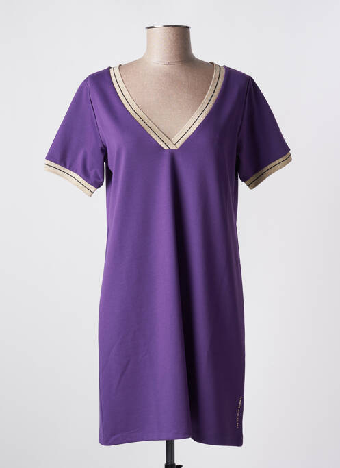 Robe courte violet LES P'TITES BOMBES pour femme