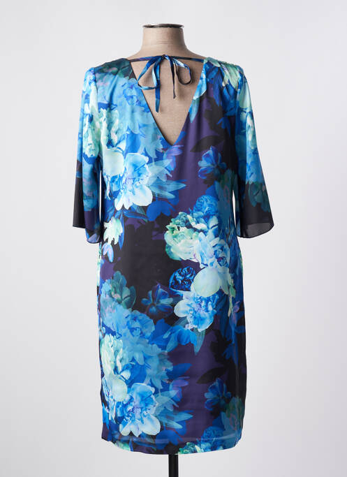 Robe mi-longue bleu ESTEL COLLECTION pour femme