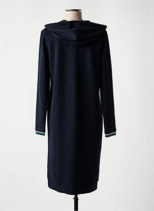 Robe mi-longue manches longues manches longues bleu THOMAS RABE femme