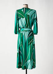 Robe longue vert K-DESIGN pour femme seconde vue